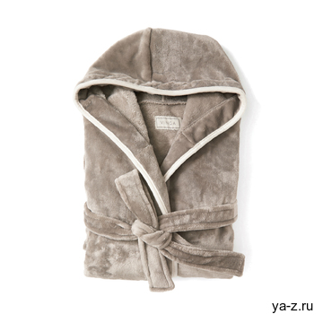 Банный халат VINGA Louis из rPET GRS, L-XL, унисекс, 350 г/м²