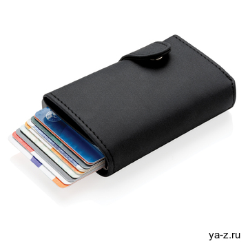 Алюминиевый картхолдер Standard с PU кошельком и защитой RFID